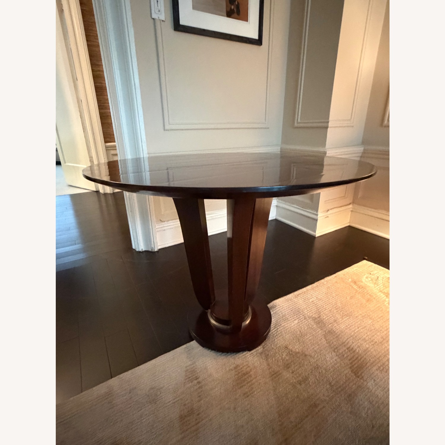 Baker, Knapp & Tubbs Dark Brown Wood Side Table - image-3
