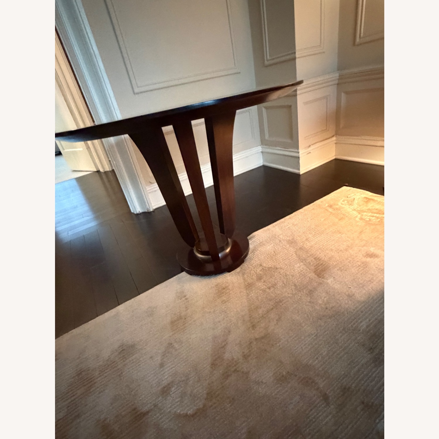 Baker, Knapp & Tubbs Dark Brown Wood Side Table - image-1