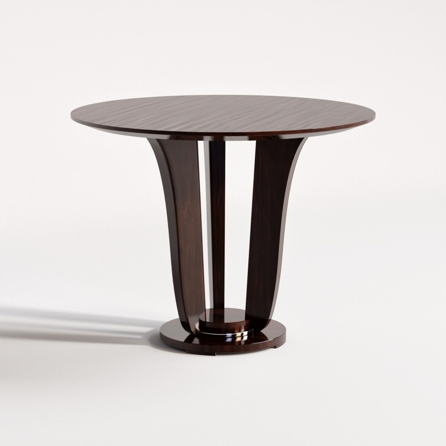 Baker, Knapp & Tubbs Dark Brown Wood Side Table - image-5