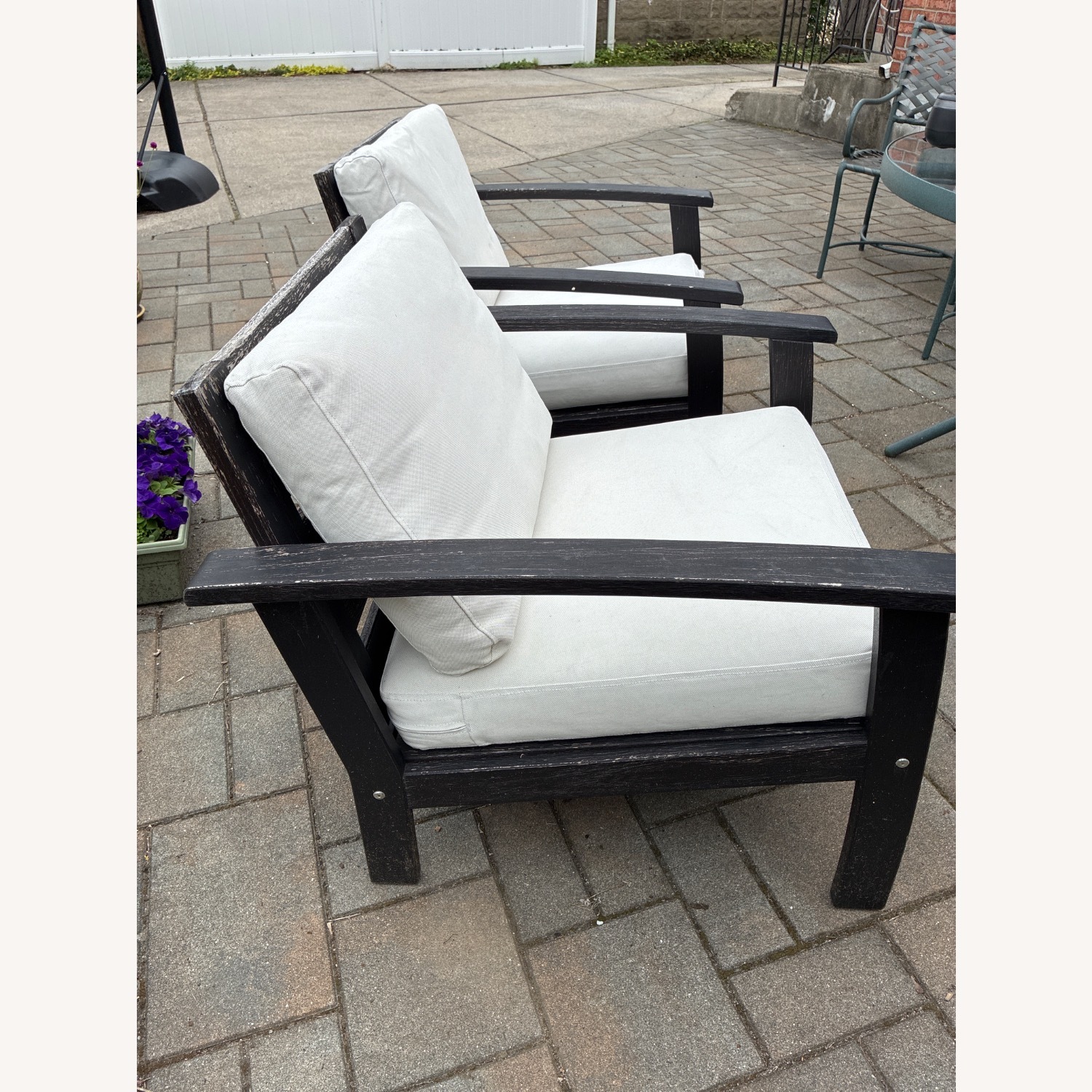 IKEA Kloven Dark Brown Wood Patio Furniture - image-7