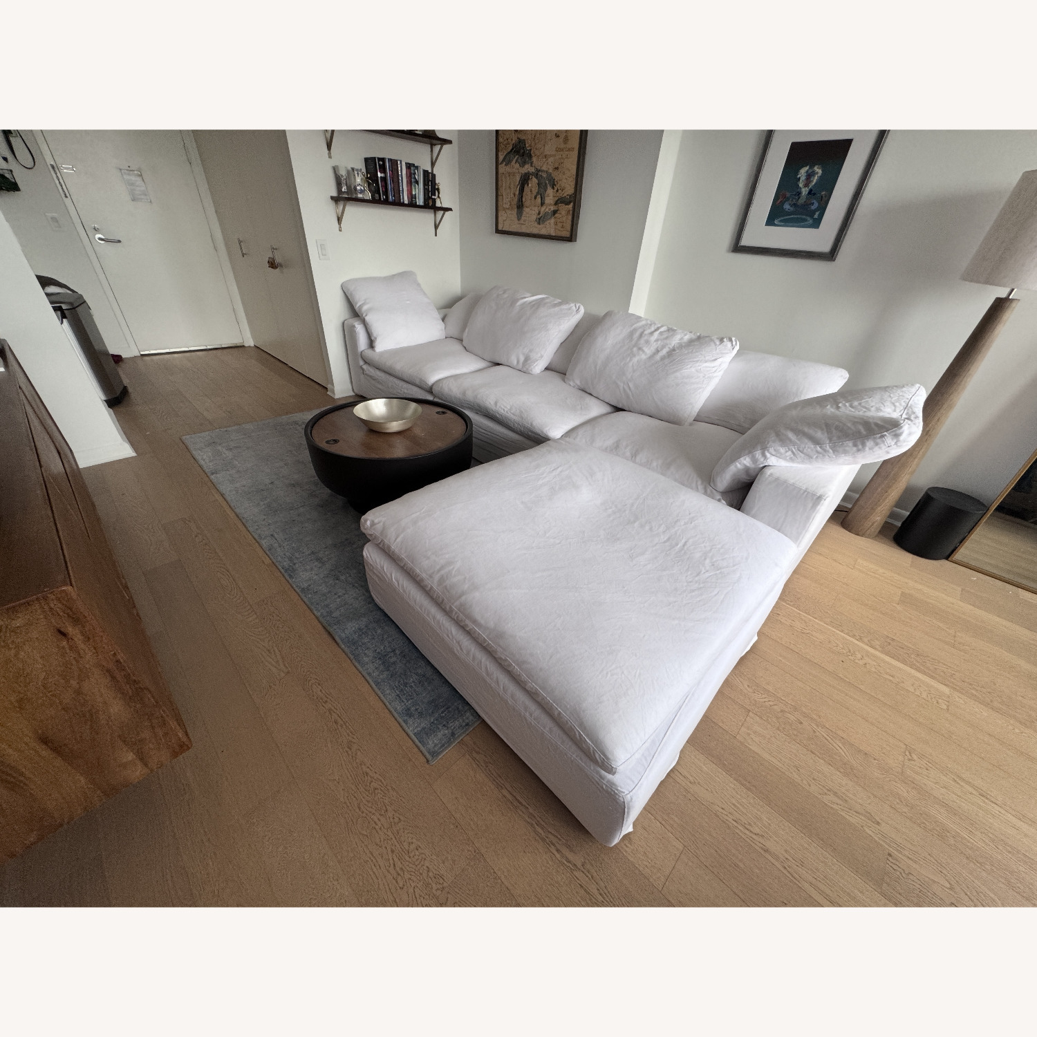 Restoration Hardware Cloud White 3+ Piece Sectional - image-2