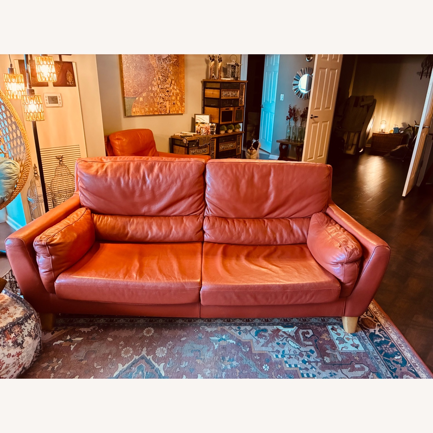 Natuzzi Leather Sofa - image-1