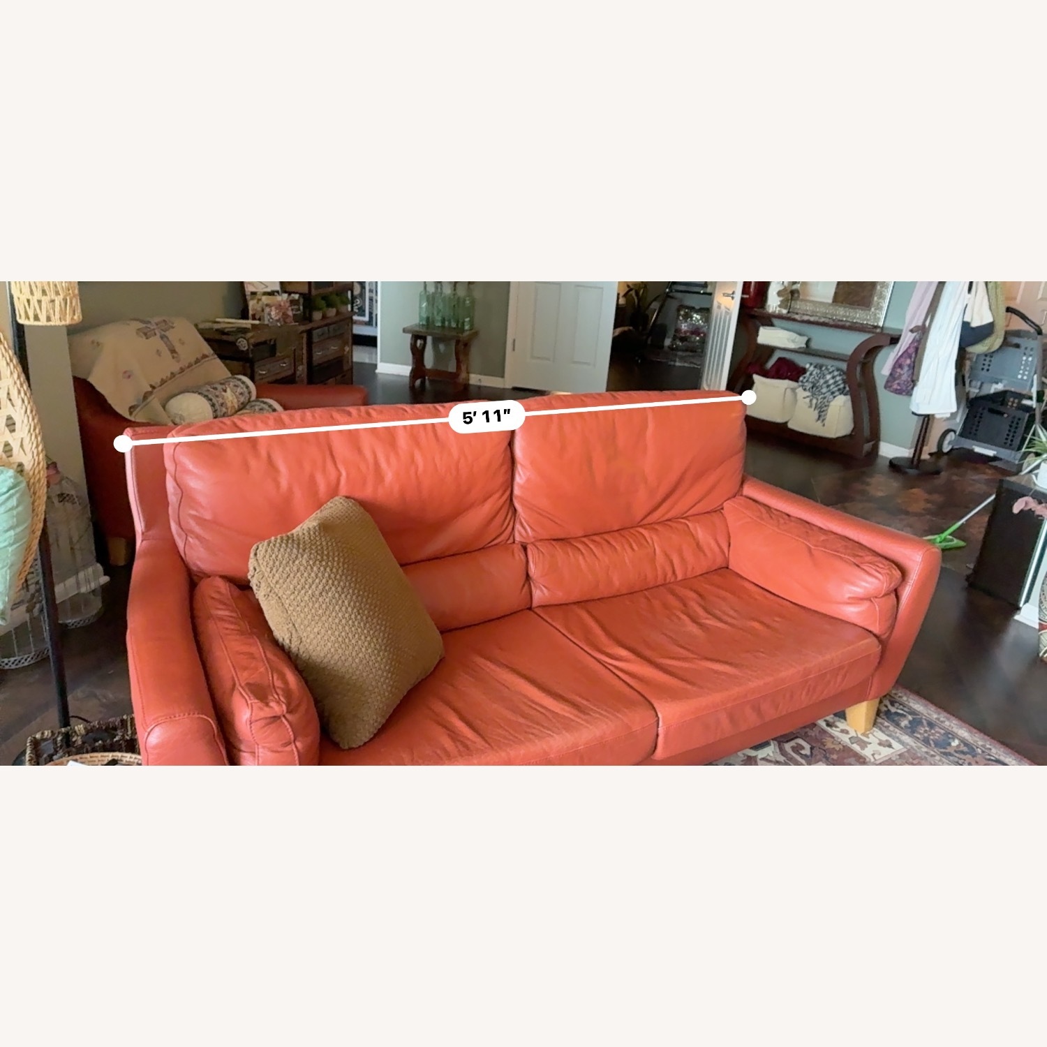 Natuzzi Leather Sofa - image-2