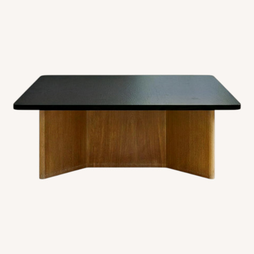Used Vintage/Antique Black Stone Coffee Table for sale on AptDeco
