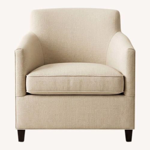 Used Light Gray Fabric Accent Chair for sale on AptDeco