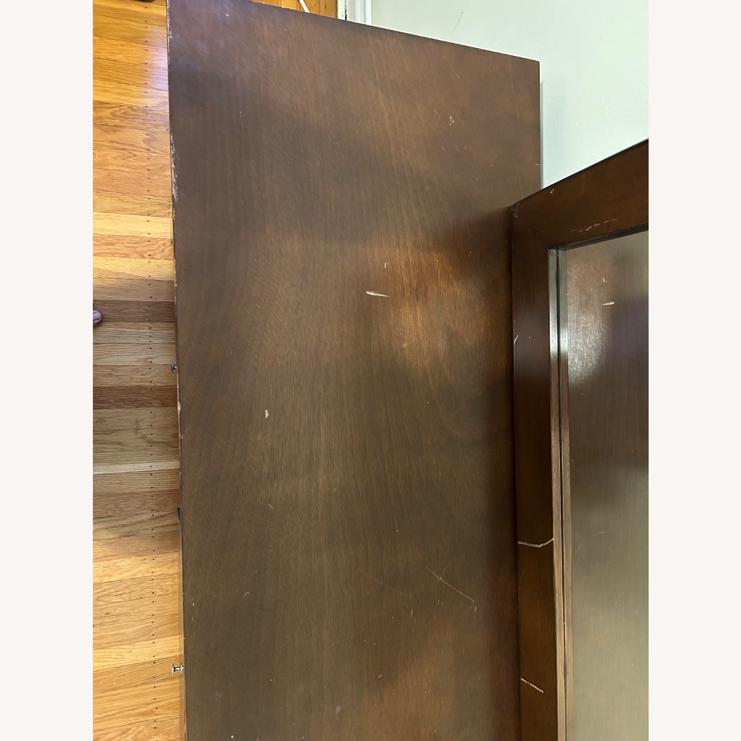 Dark Brown Dresser With Mirror  - image-5
