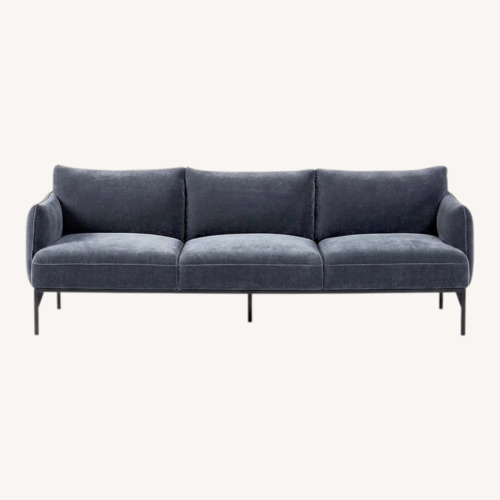 Used West Elm Penn Dark Gray Fabric 3+ Seater Sofa for sale on AptDeco