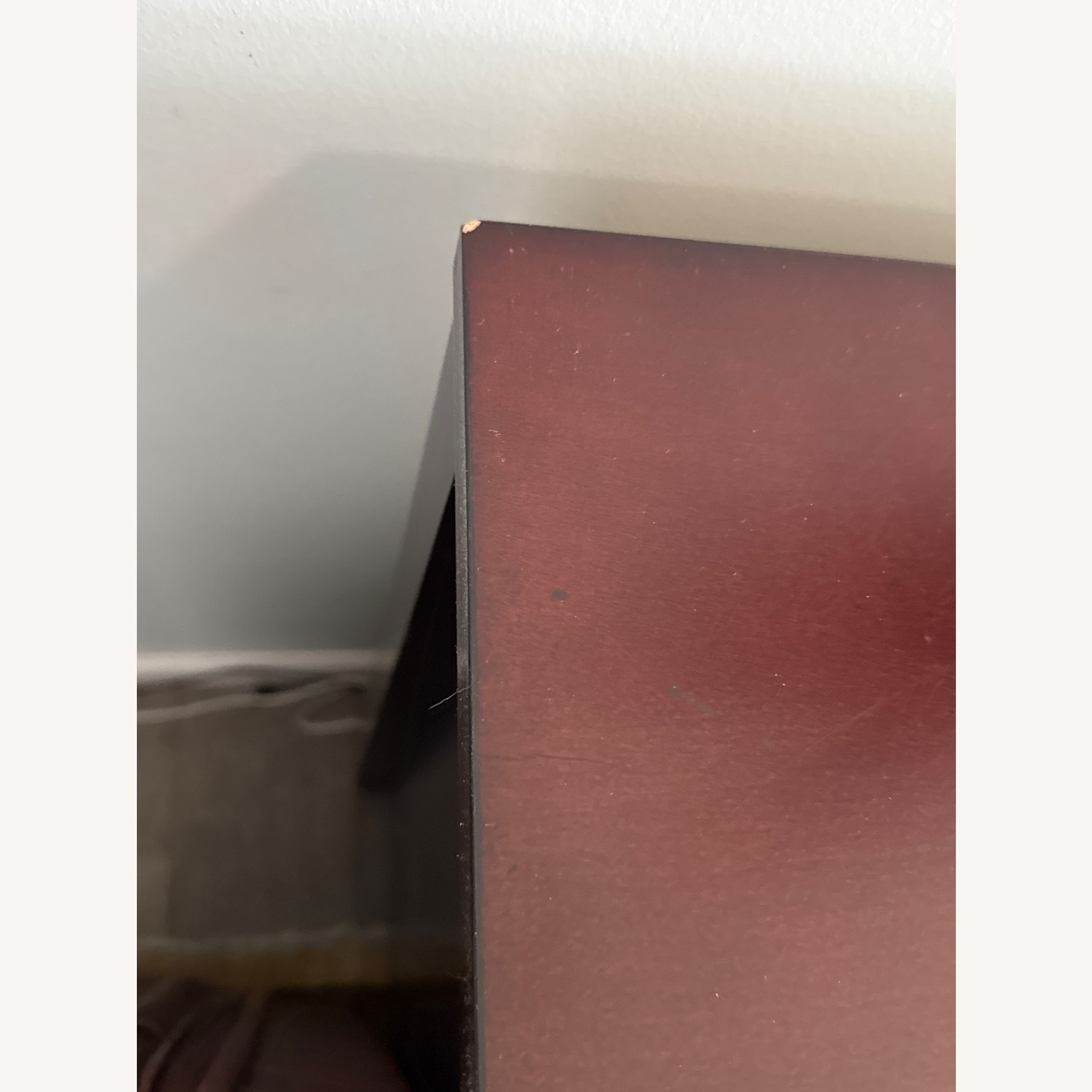 Dark Brown Wood Veneer Dresser - image-4