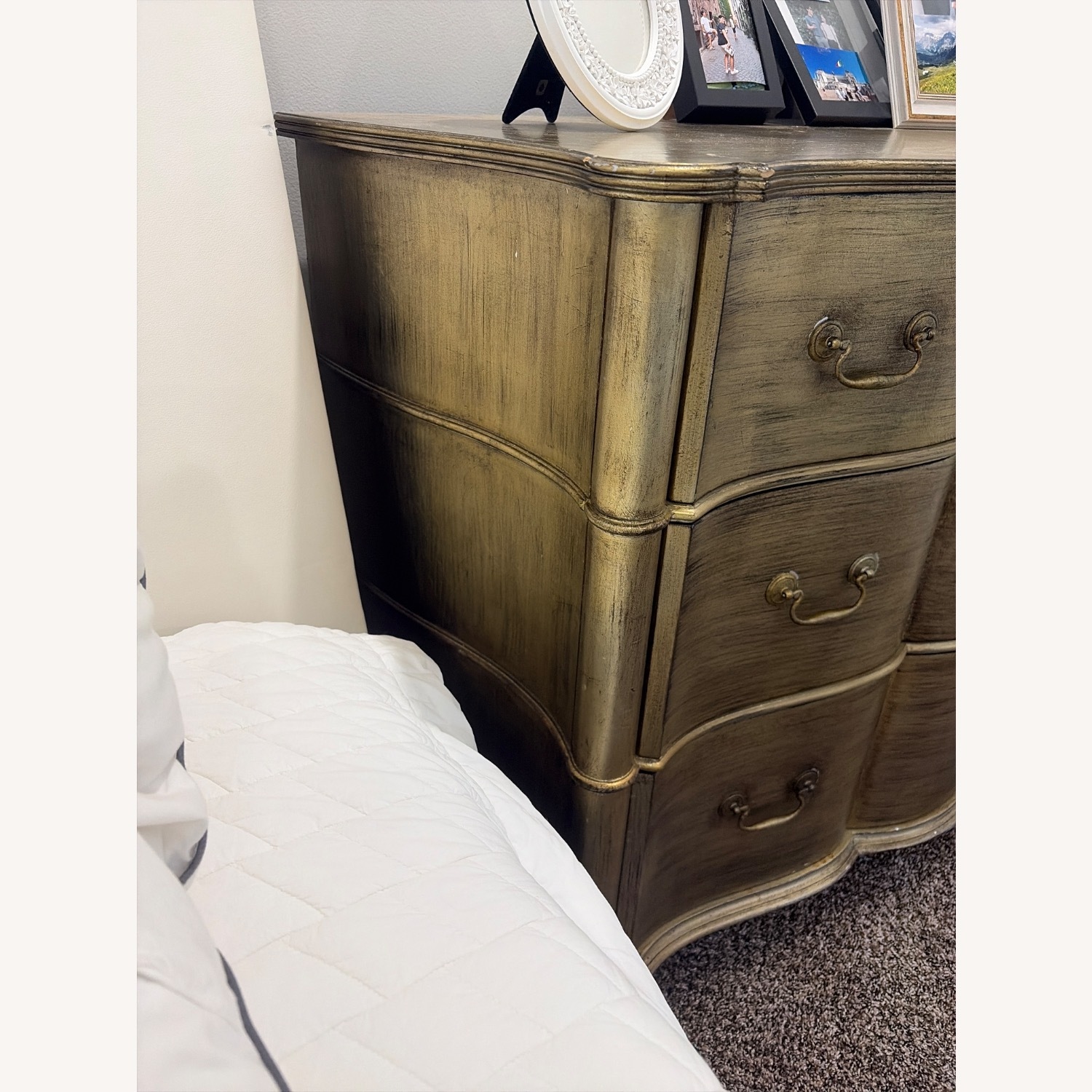 Ethan Allen Gold Dresser - image-2