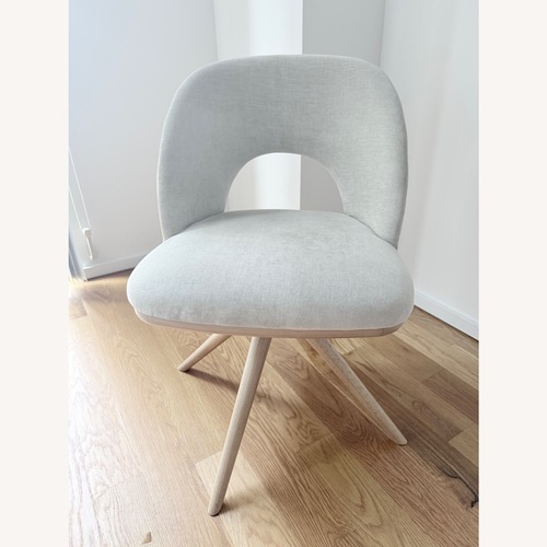 Used West Elm Boerum Natural Velvet Office Chair for sale on AptDeco
