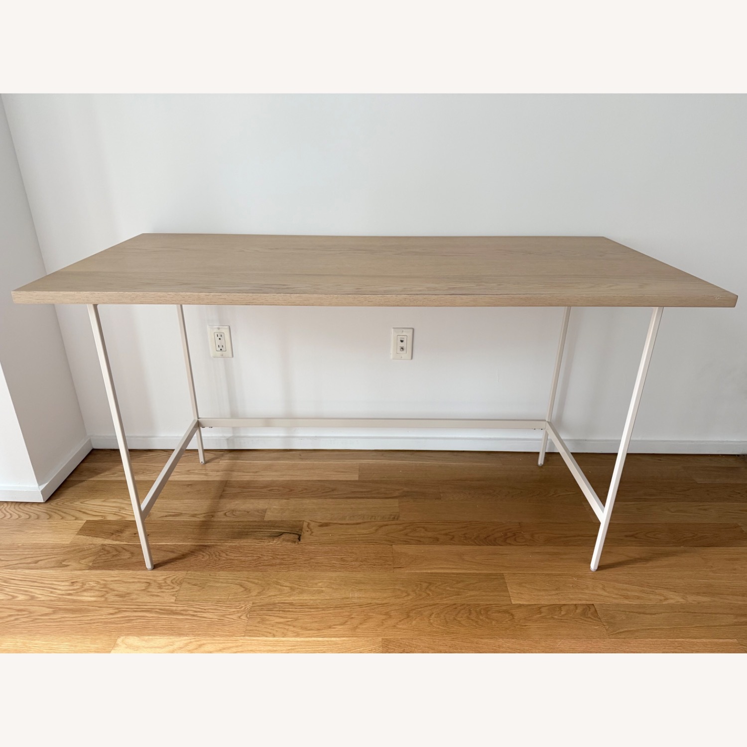 West Elm Pierce Natural Wood Desk - image-1