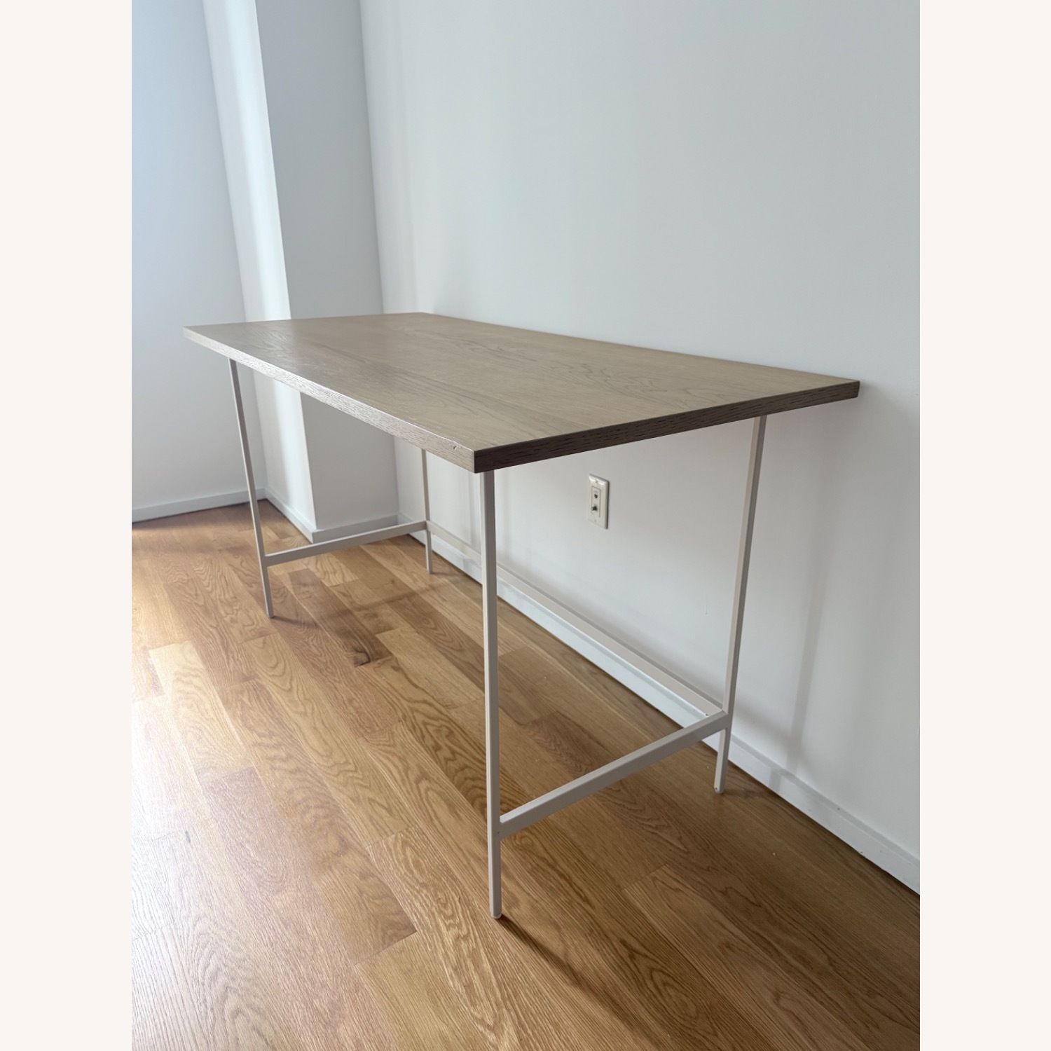 West Elm Pierce Natural Wood Desk - image-2