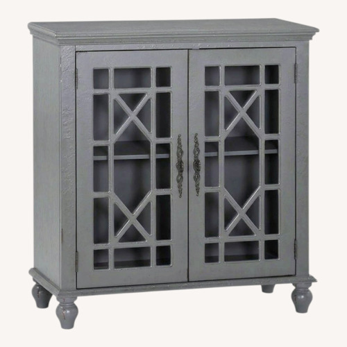 Used Raymour & Flanigan Green Wood Sideboard for sale on AptDeco