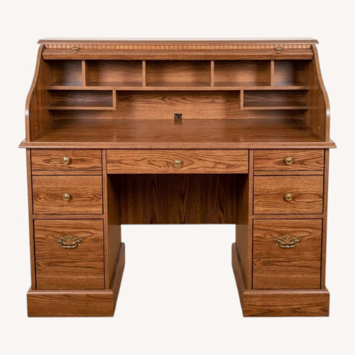Used Vintage/Antique Finds Natural Wood Desk for sale on AptDeco
