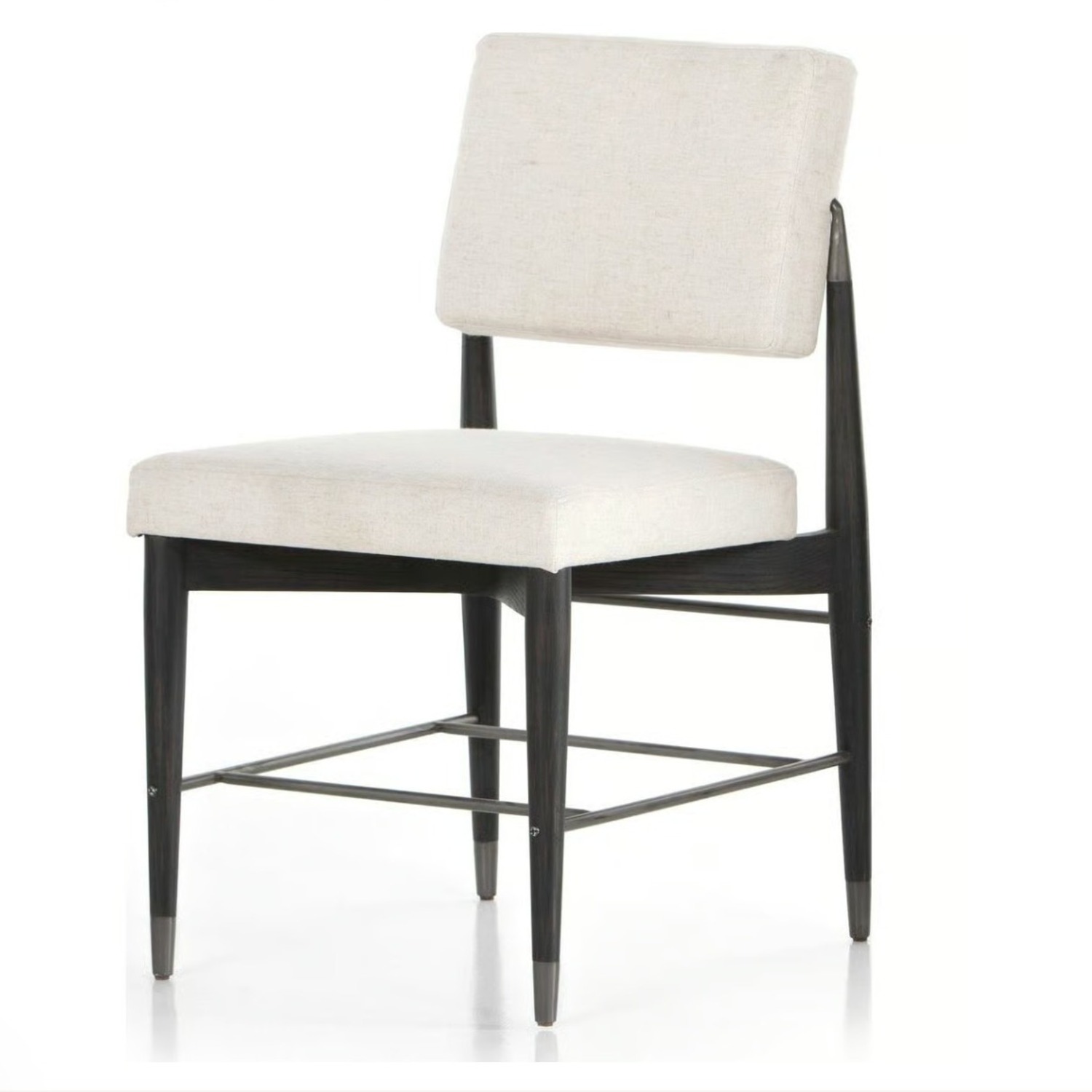 Four Hands Anton White Fabric Dining Chairs - image-1