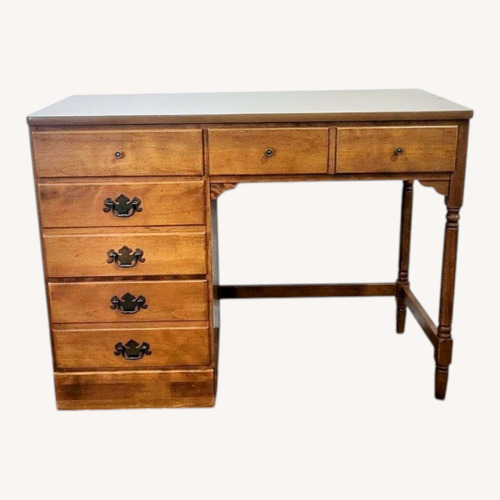 Used Ethan Allen Light Brown Desk for sale on AptDeco