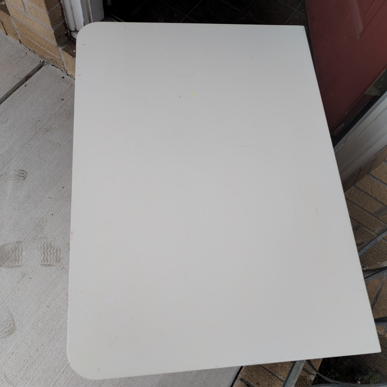 White Wood Nightstand - image-4