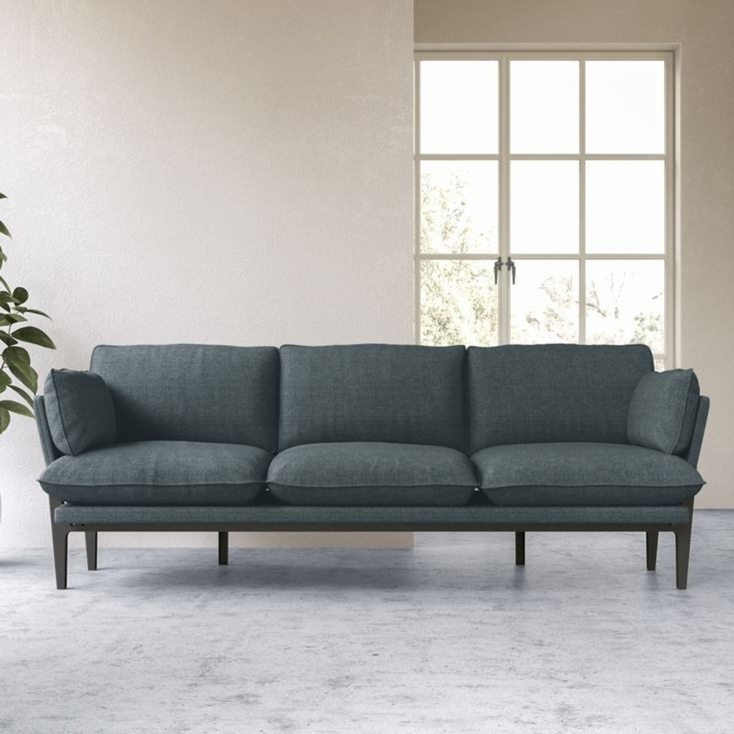 Floyd Blue 3-Seater Sofa - image-4