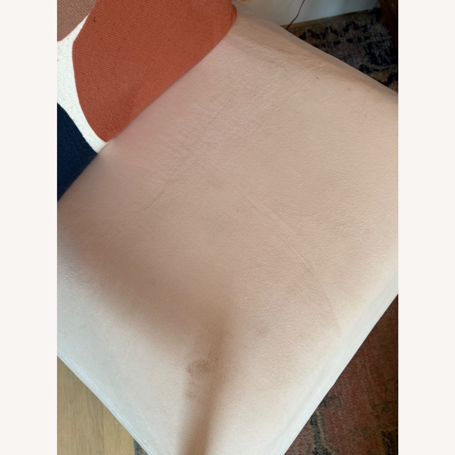 Pink Velvet Accent Chair - image-12
