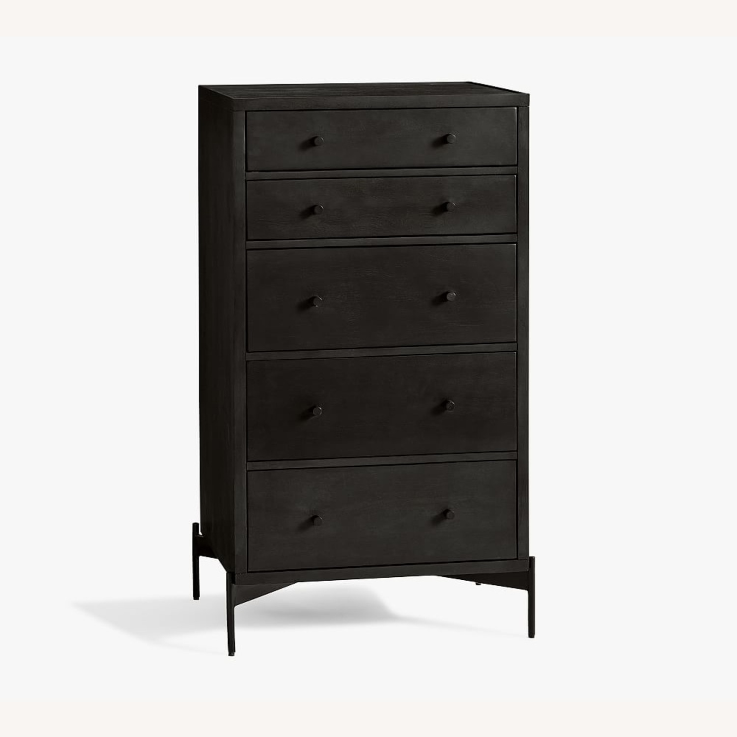 Pottery Barn Warren Black Wood Dresser - image-9