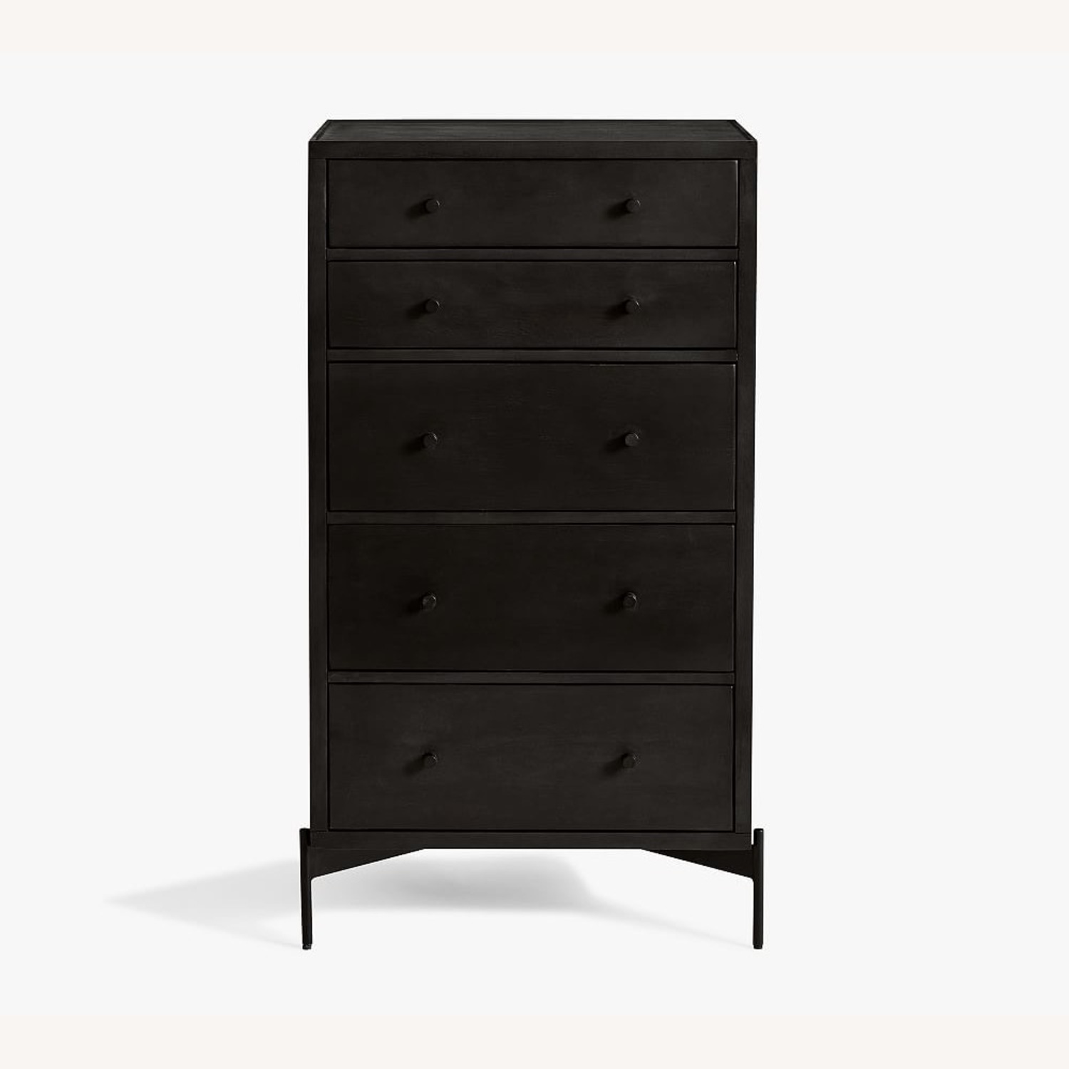 Pottery Barn Warren Black Wood Dresser - image-8