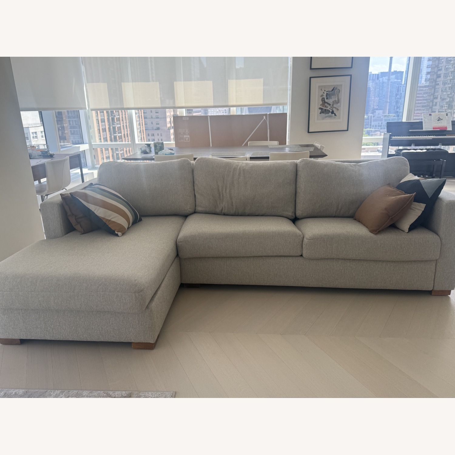 Room & Board Berin Natural Fabric Sleeper Sofa - image-1