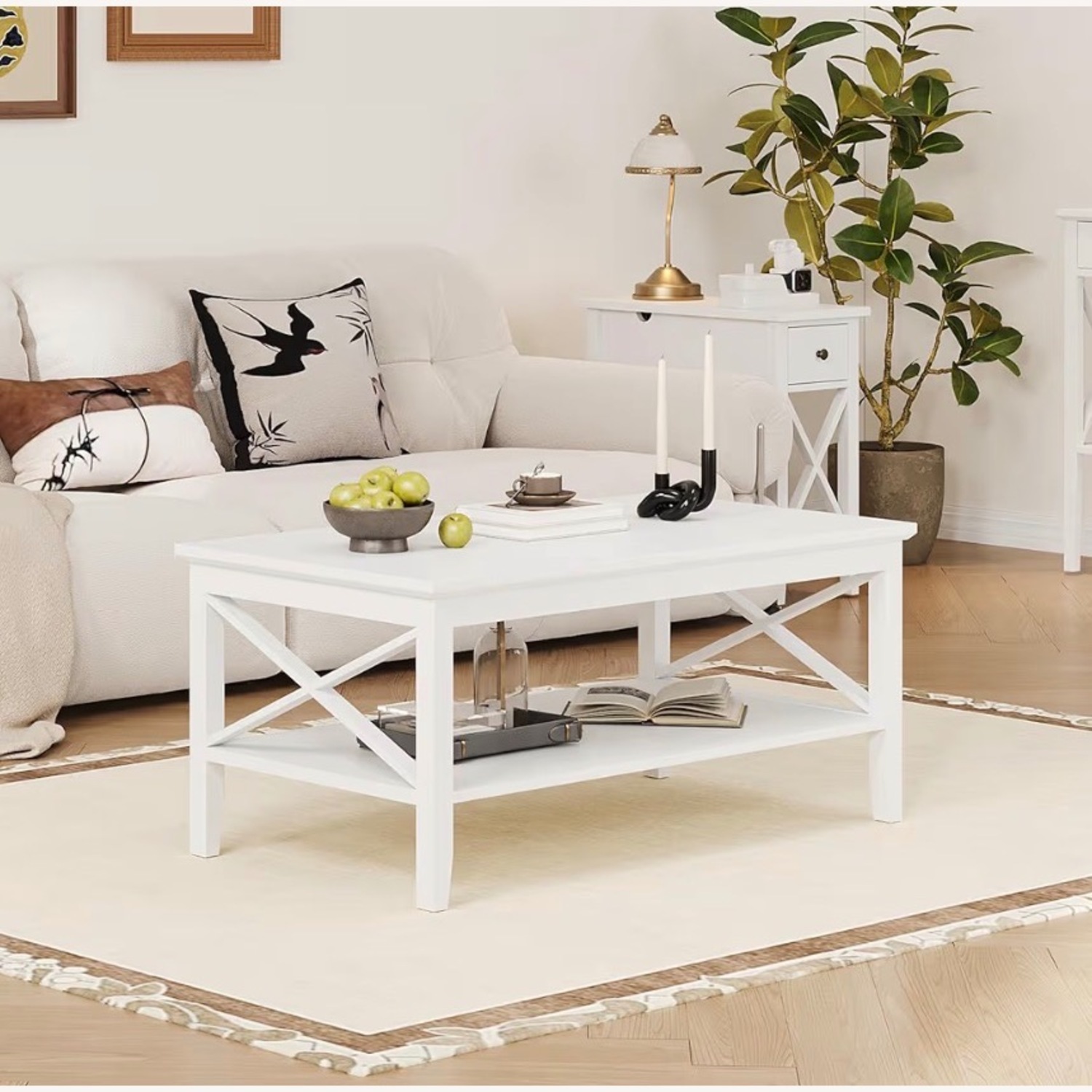 White Coffee Table  - image-1