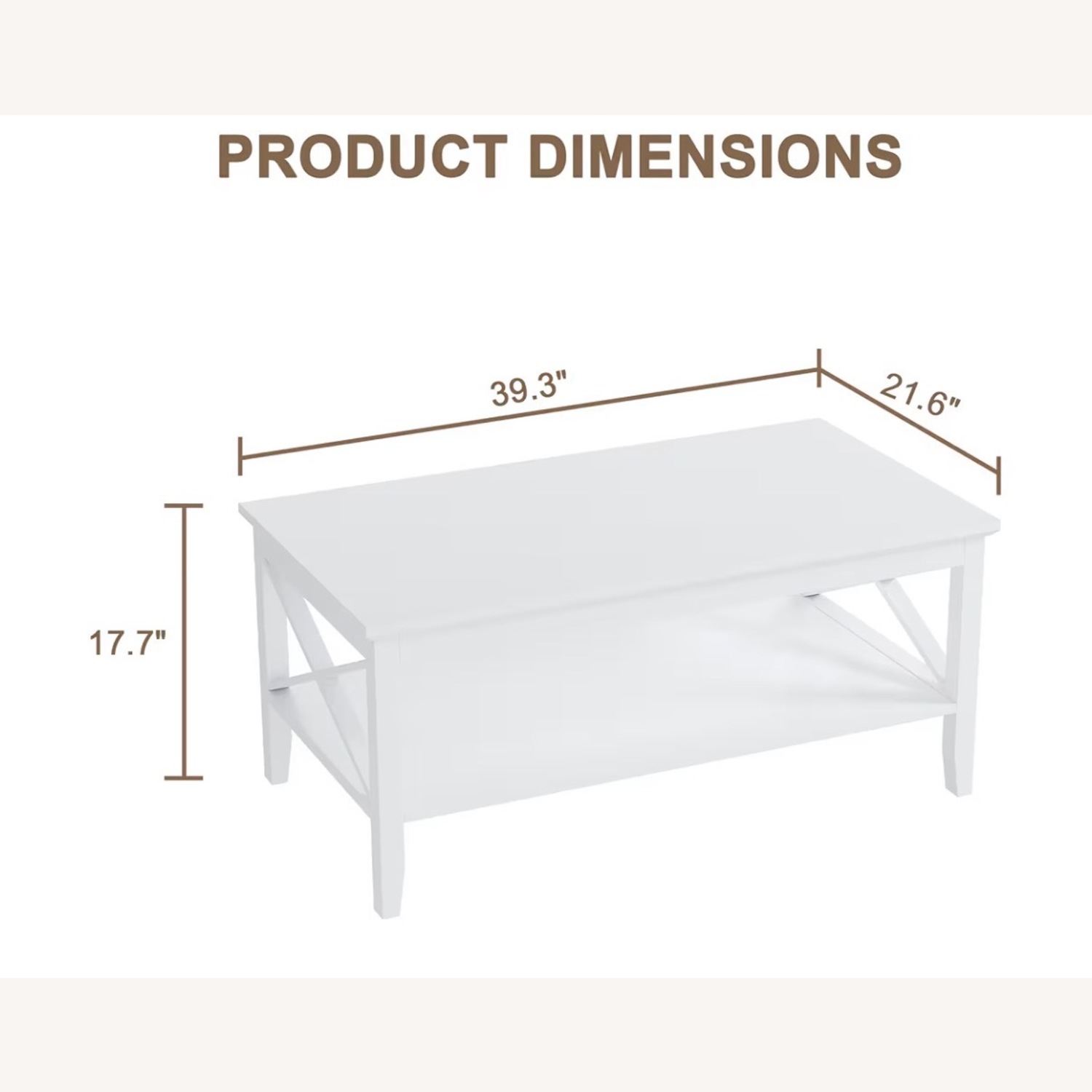 White Coffee Table  - image-3