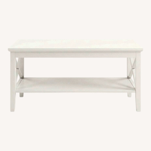 Used White Coffee Table  for sale on AptDeco