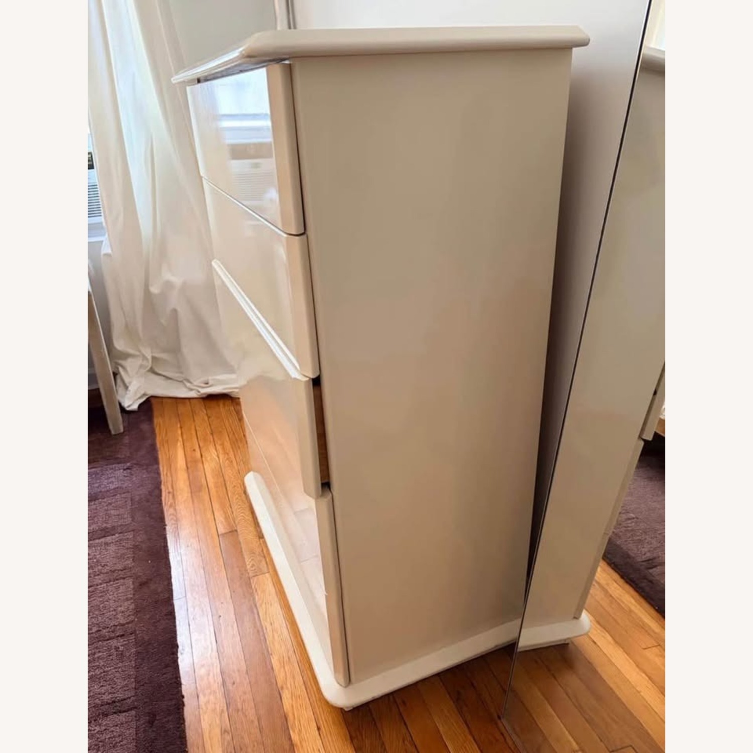 Lane Furniture White Lacquer Dresser - image-5