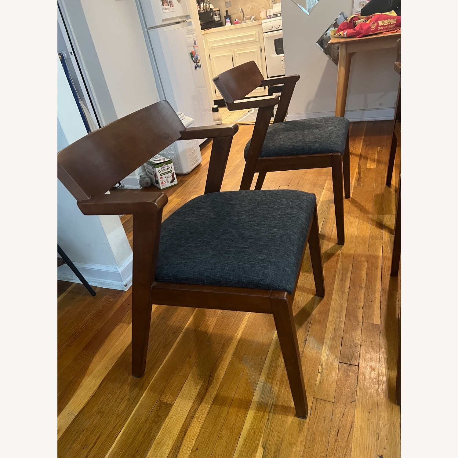 Set of Four Article Zola Dining Chairs - image-4