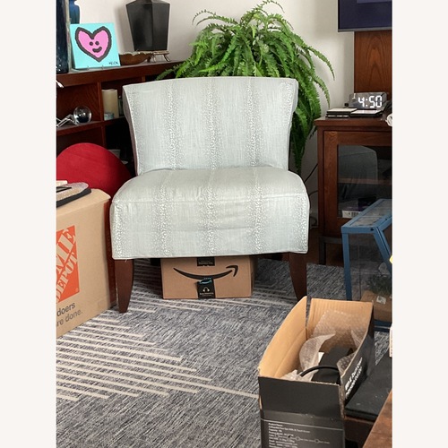 Used Ethan Allen Blue Fabric Accent Chairs for sale on AptDeco