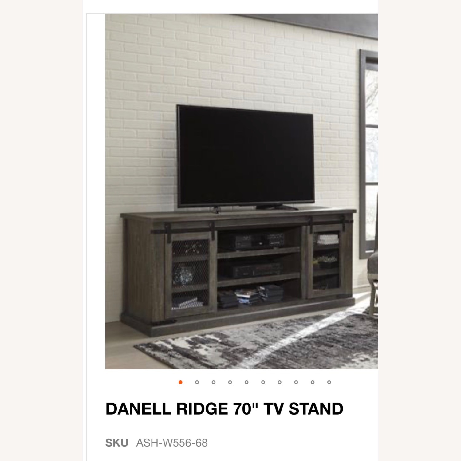 Ashley Furniture Light Brown Wood Media Storage - image-6