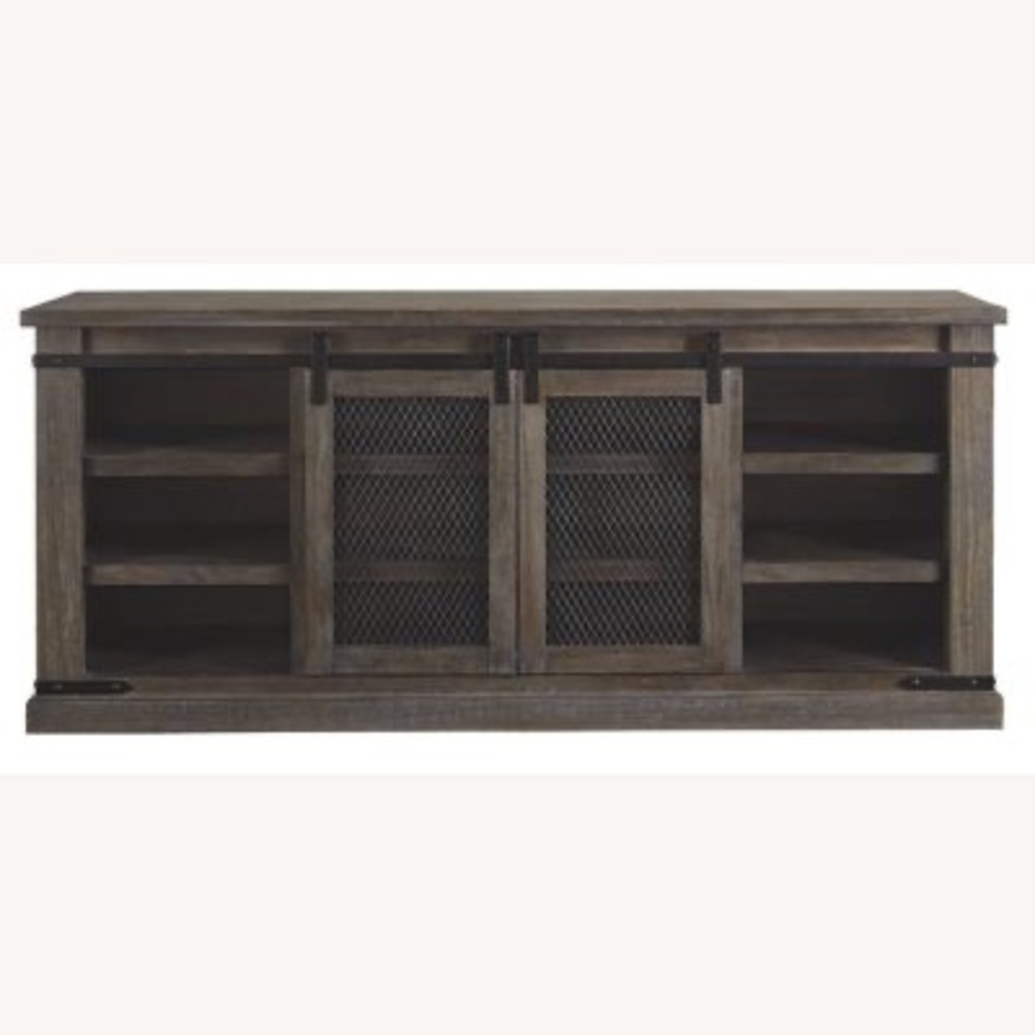 Ashley Furniture Light Brown Wood Media Storage - image-4