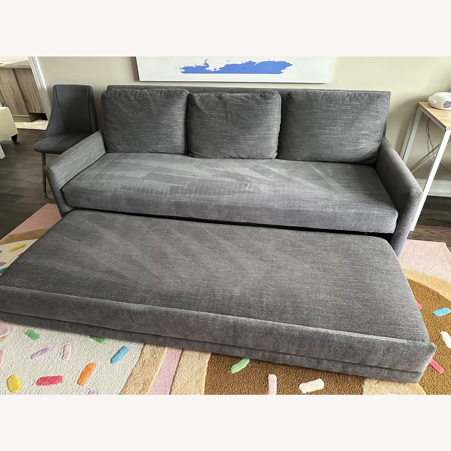 Crate & Barrel Reston Queen Sleeper Sofa - image-6