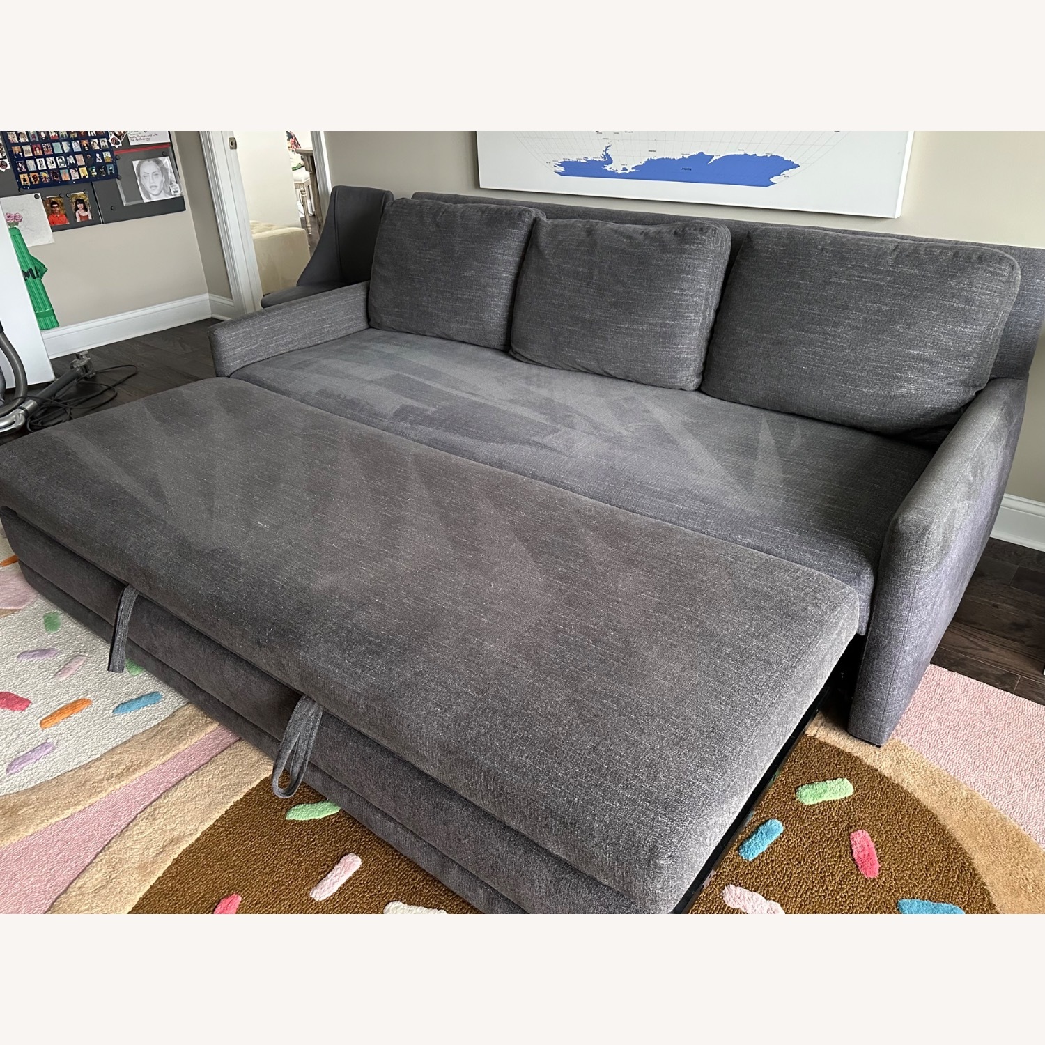 Crate & Barrel Reston Queen Sleeper Sofa - image-5