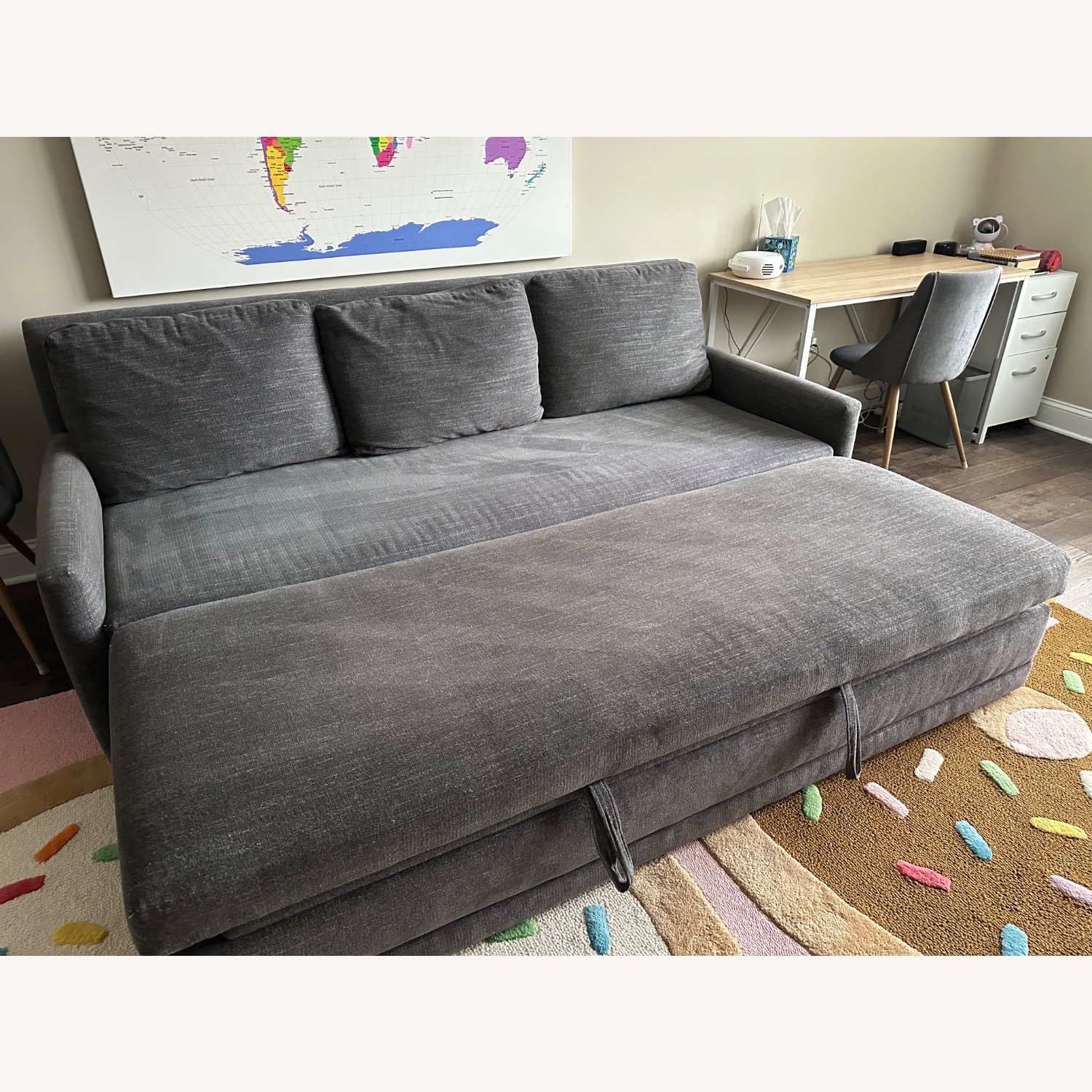 Crate & Barrel Reston Queen Sleeper Sofa - image-2
