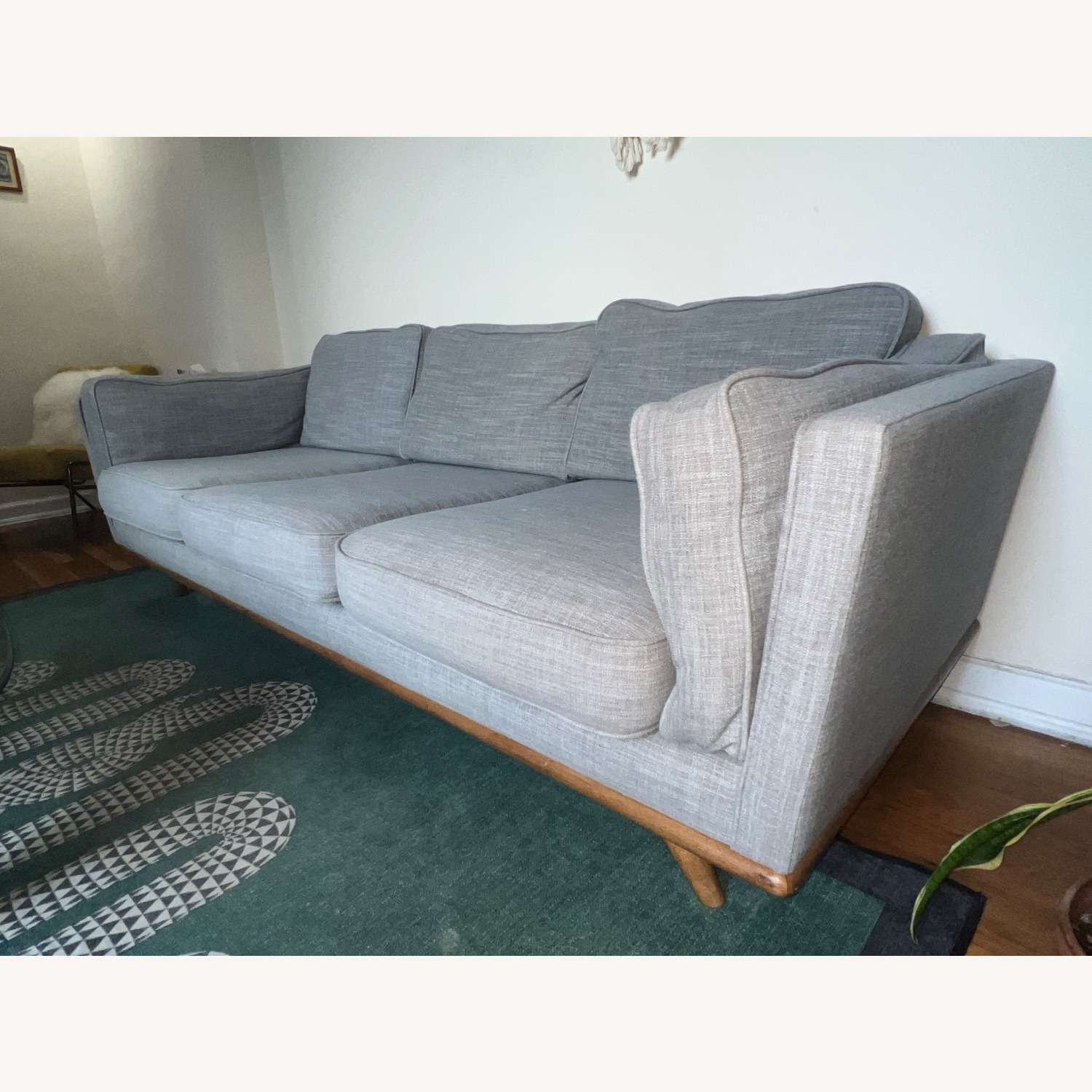 Article Light Gray Fabric 3+ Seater Sofa - image-4