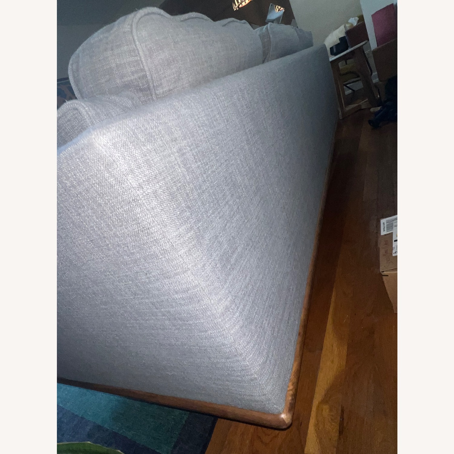 Article Light Gray Fabric 3+ Seater Sofa - image-5