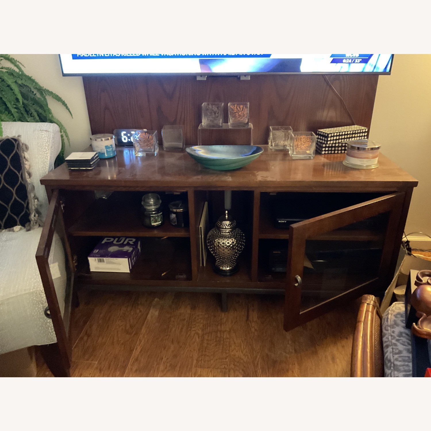 Wood TV Cabinet  - image-2