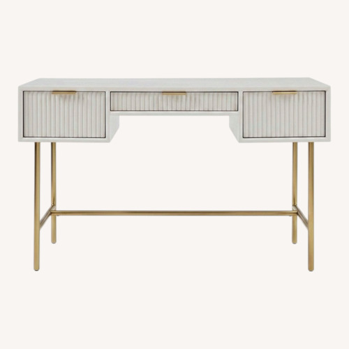 Used West Elm Quinn Haze Desk (52")  for sale on AptDeco