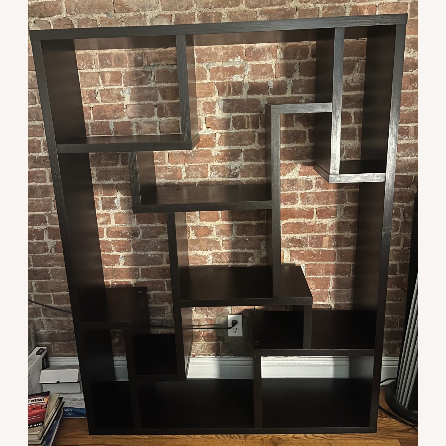 Black Wood Bookcase - image-1