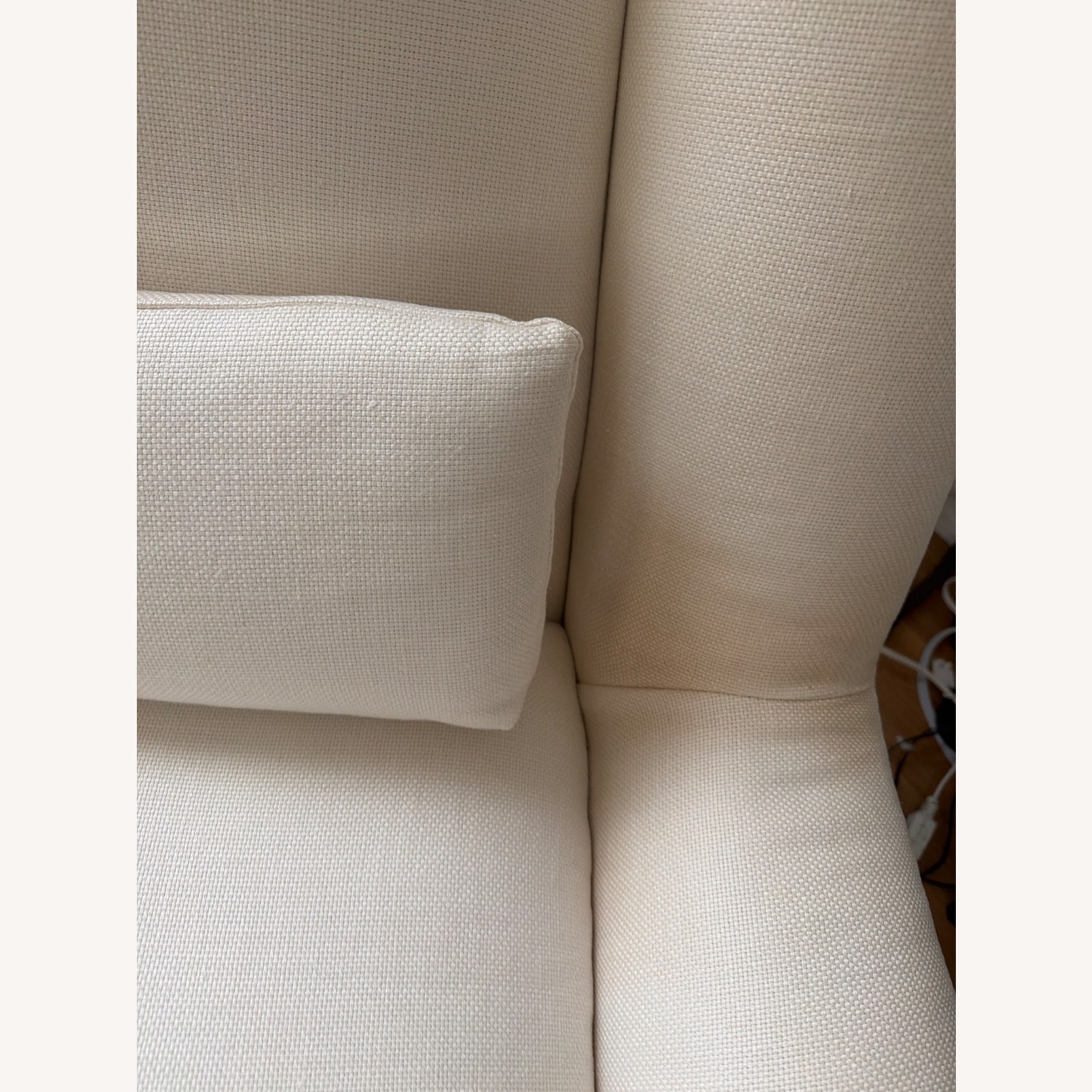 Restoration Hardware Luke White Armchair - image-2