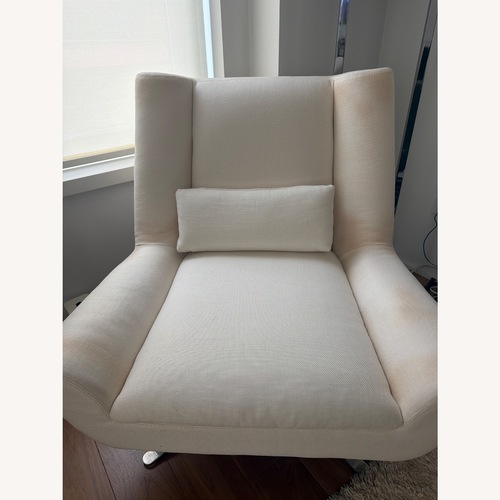 Used Restoration Hardware Luke White Armchair for sale on AptDeco