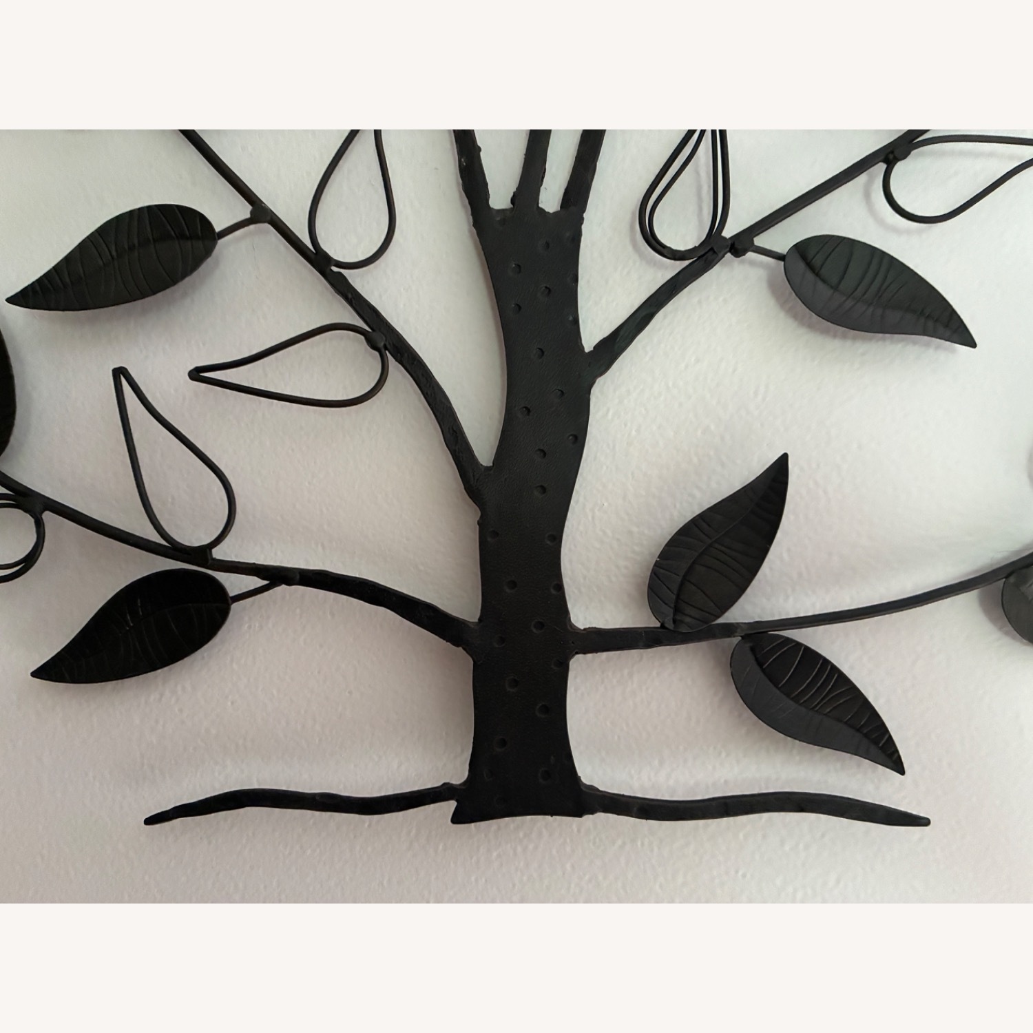 Dark Brown Metal Wall Decor and Photo Holder - image-2
