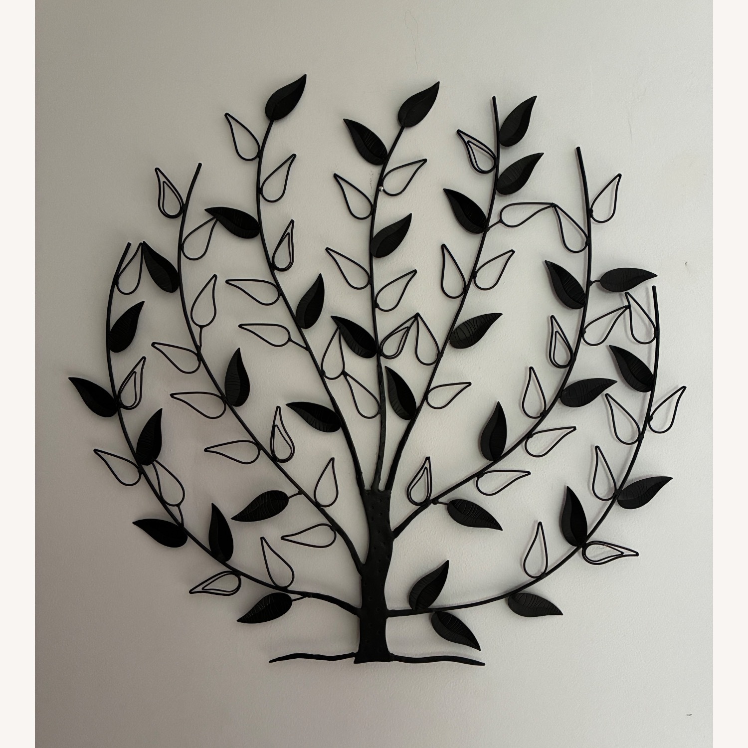 Dark Brown Metal Wall Decor and Photo Holder - image-1