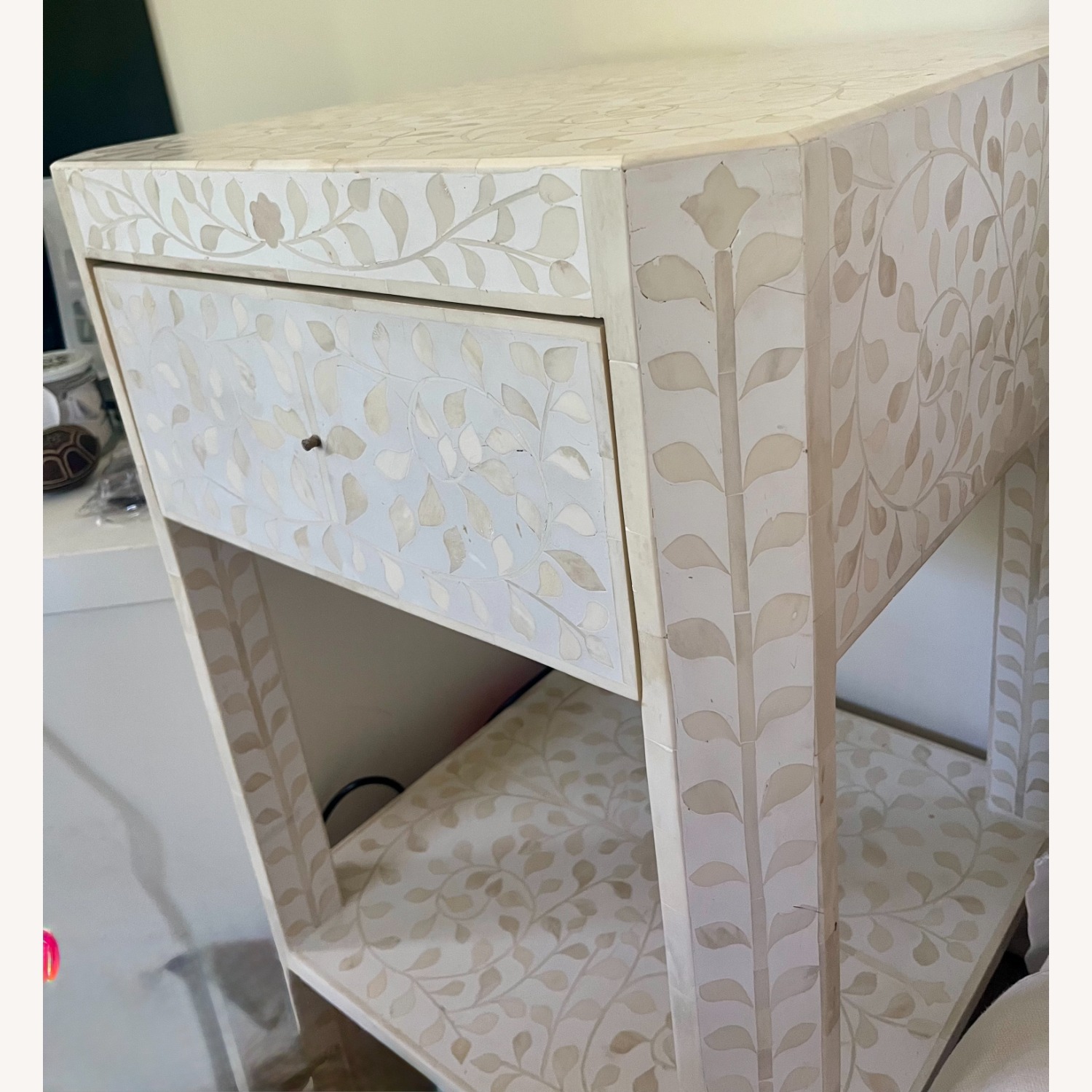 Serena & Lily White Nightstands - image-2