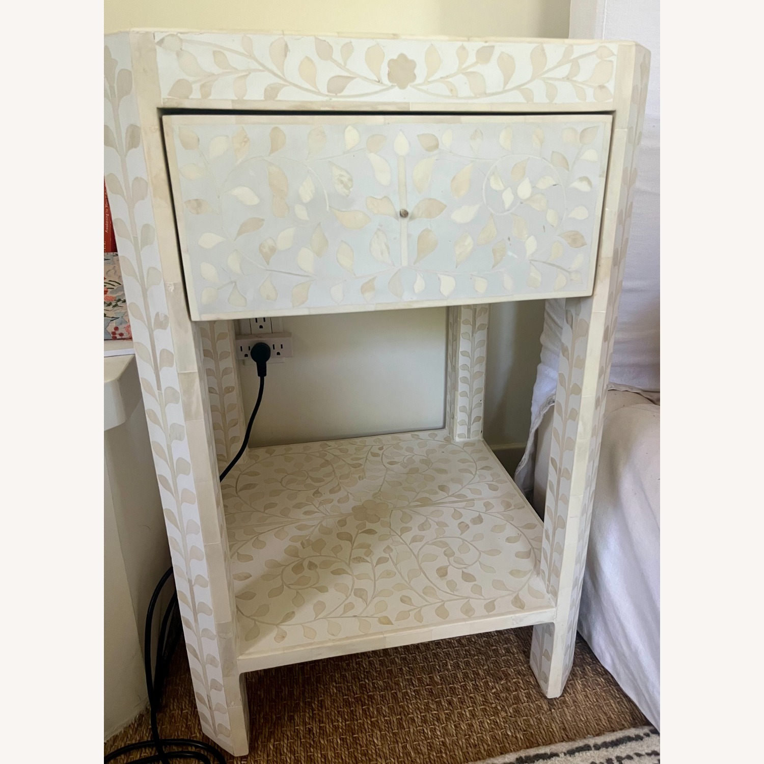 Serena & Lily White Nightstands - image-4