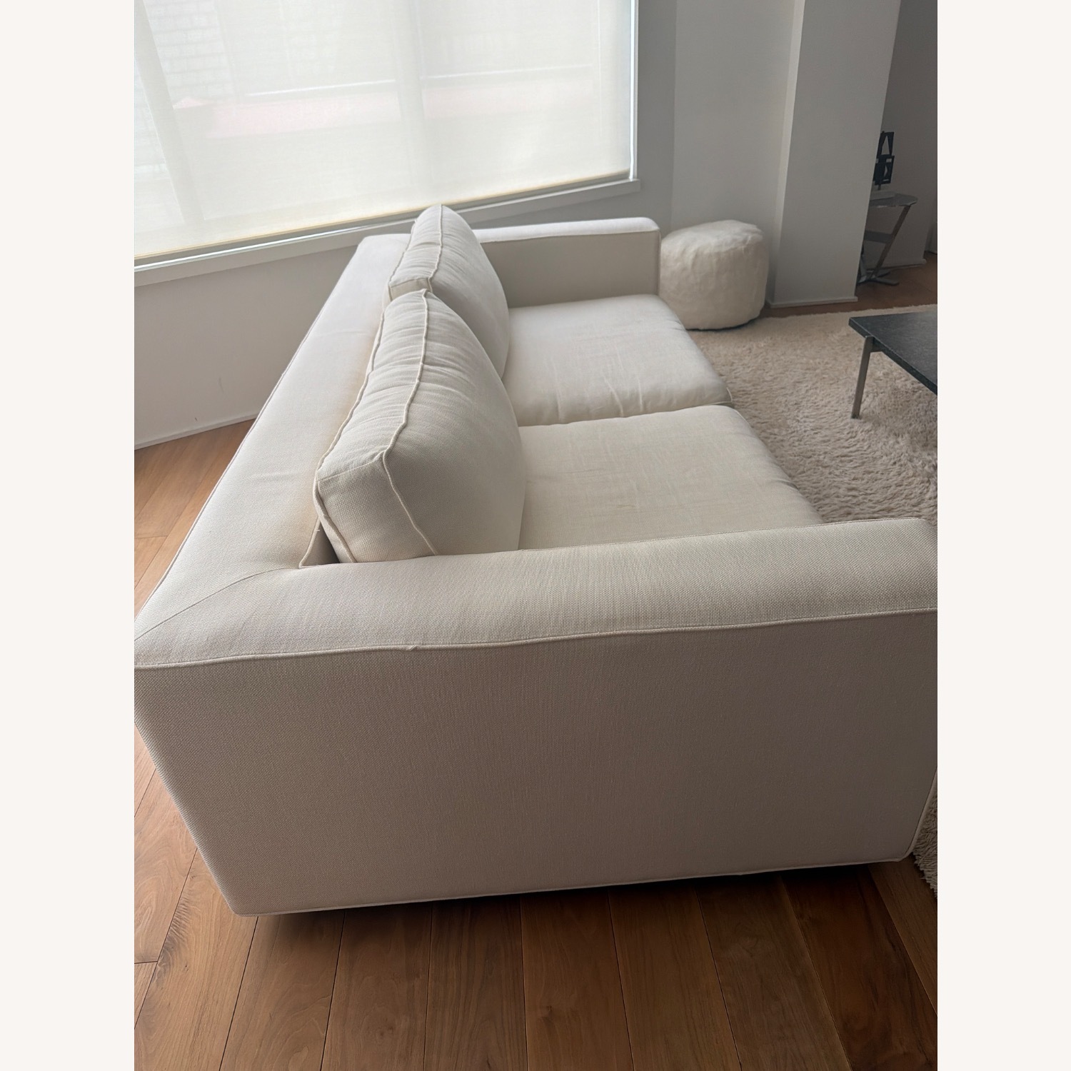 Restoration Hardware Maddox White 2 Seater Sofa - image-4