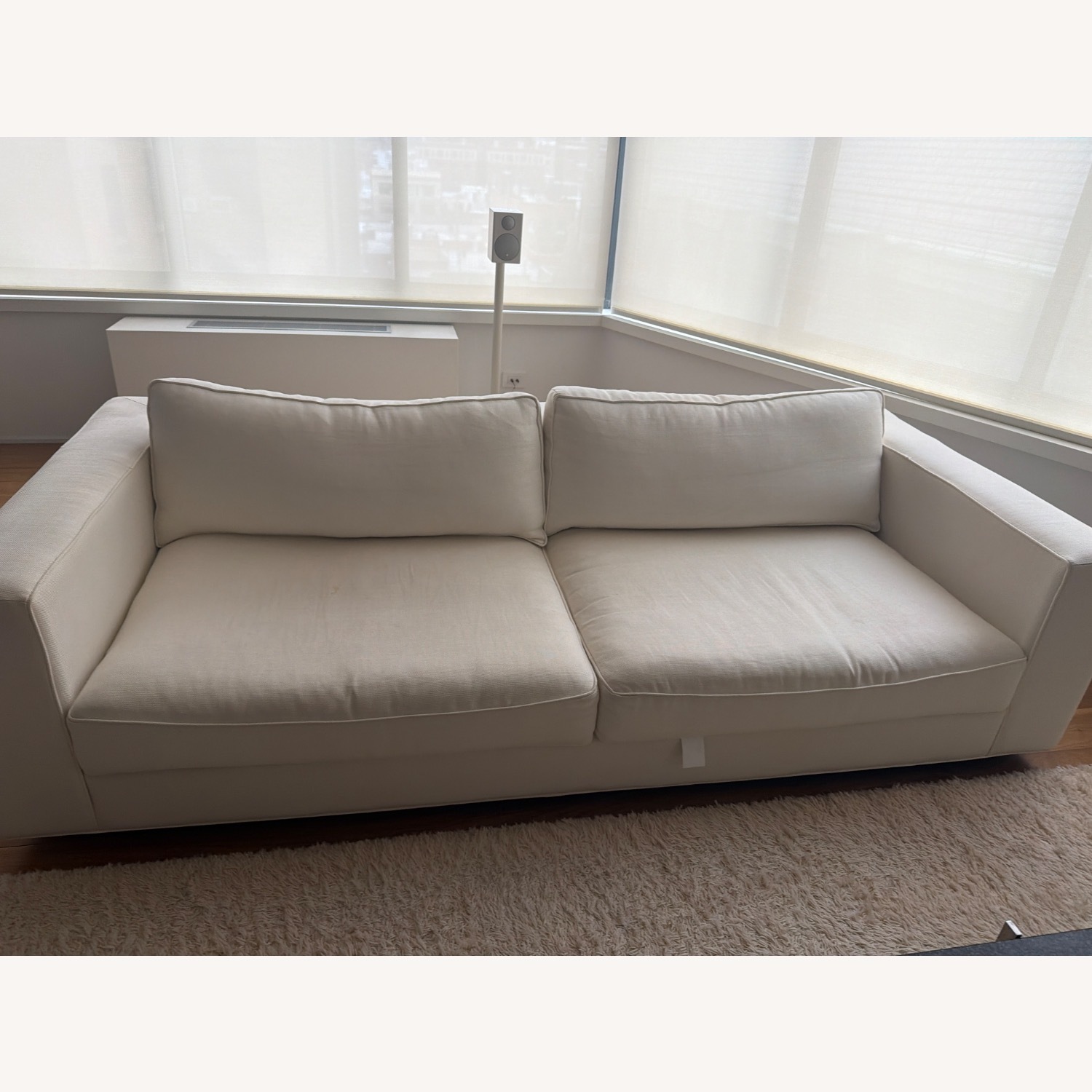 Restoration Hardware Maddox White 2 Seater Sofa - image-1